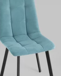 Стул Оливер Скуаре велюр Пыльно-голубой / Oliver Square